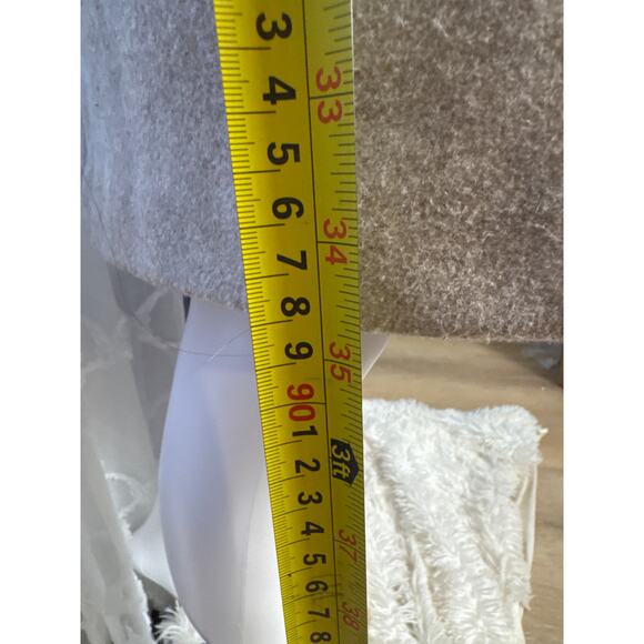 Zara Womens Beige Long Coat Medium Open Front Wool Blend Winter Overcoat - Picture 2 of 5